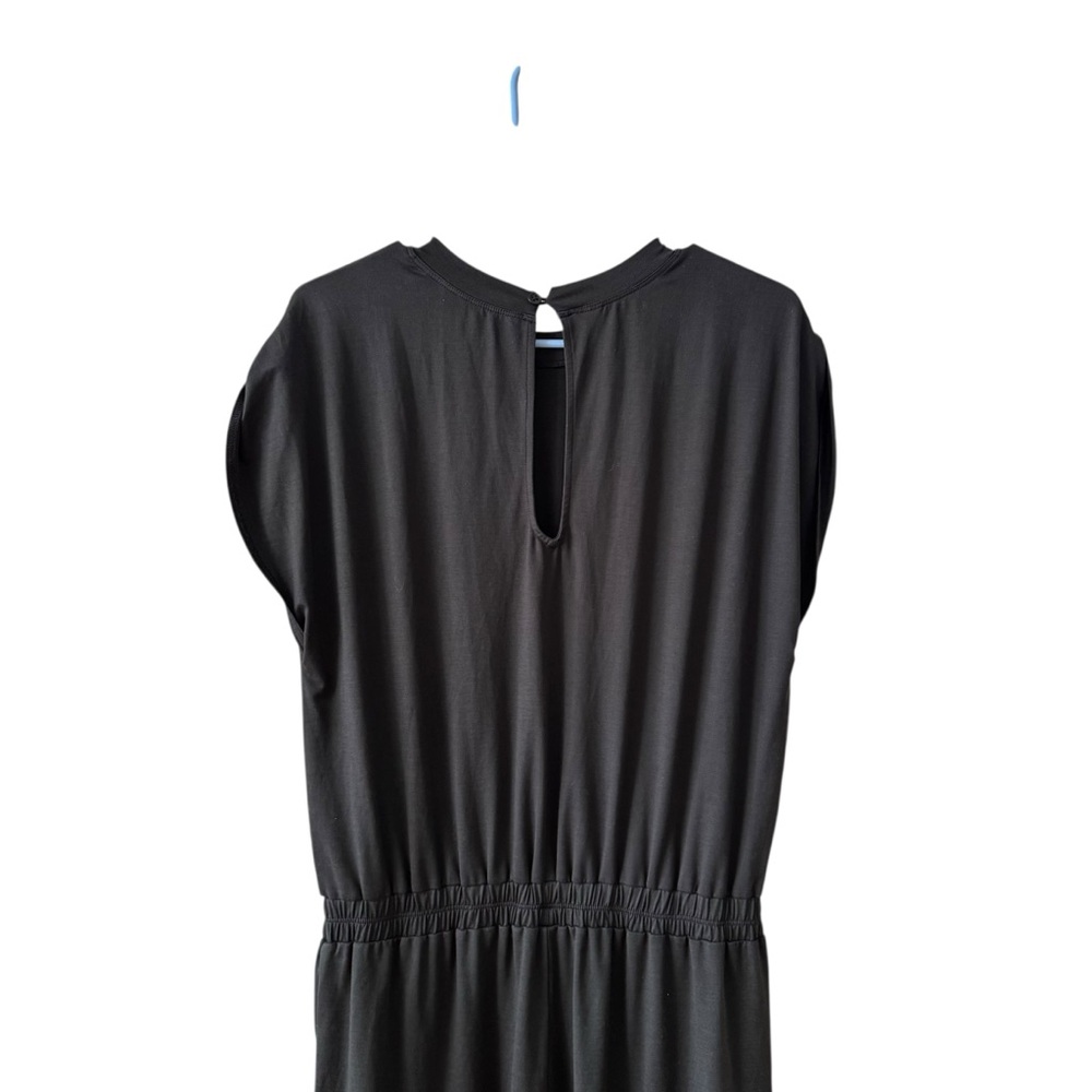 Vuori Short Sleeve Lux Crew Jumpsuit Size M Black Athletic Sporty Athleisure - Picture 7 of 11